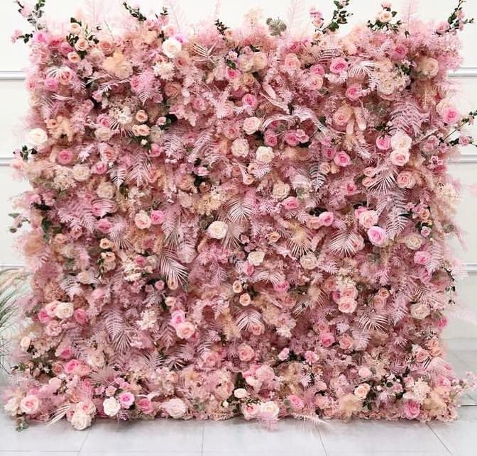 Luxury flower wall hire in essex and london