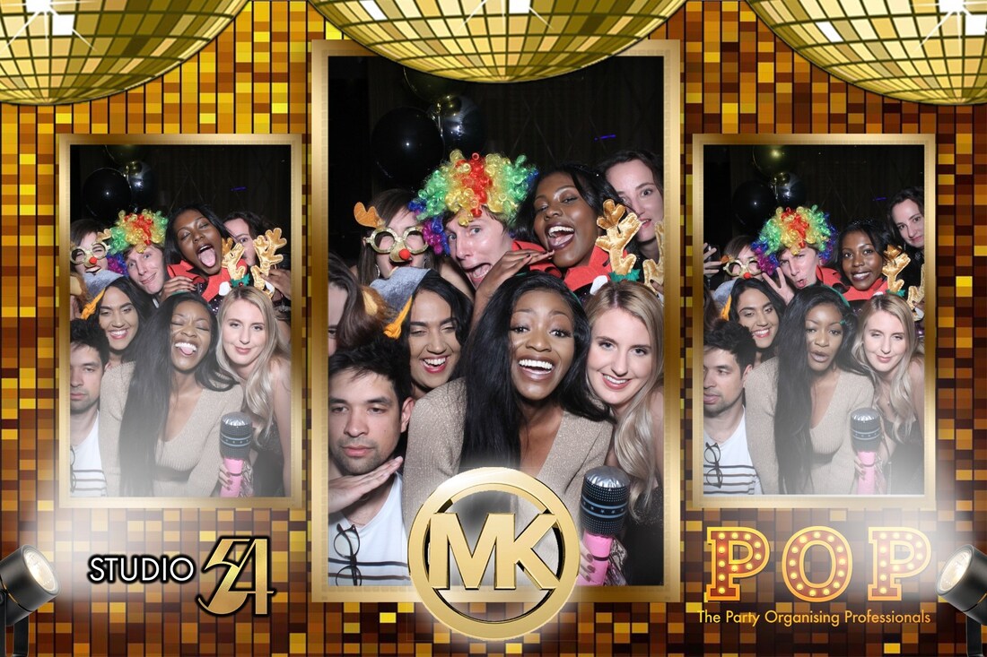 Photo booth hire in london for Michael Kors Christmas Party